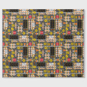 Straßenbauzeichen Geschenkpapier (Flach)