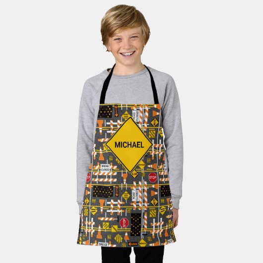 Straßenbauzeichen Schürze (Getragen)