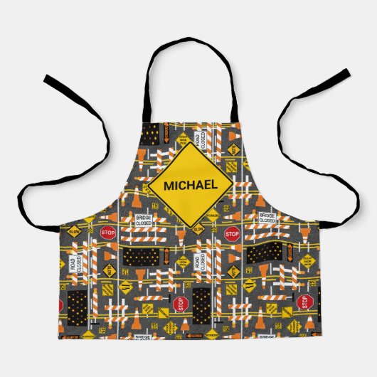 Straßenbauzeichen Schürze (Vorderseite)