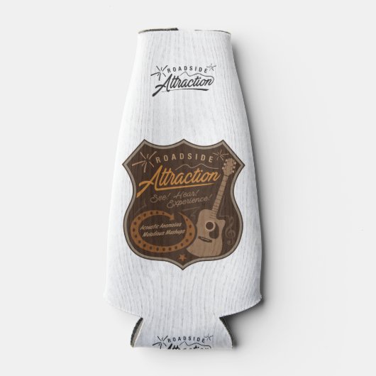 Straßenbelag Cooler (Sepia) Flaschenkühler (Vorderseite)