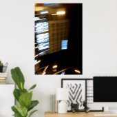 Straßenbeleuchtung Poster (Heimbüro)