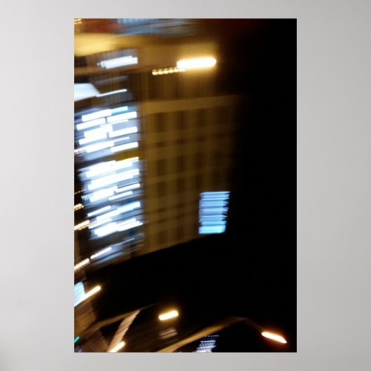 Straßenbeleuchtung Poster (Vorne)