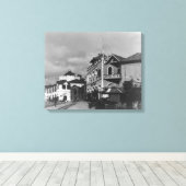 Straßenbild in Mombassa Kenya Fotograf Leinwanddruck (Insitu (Holzboden))