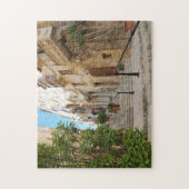 Straßenbild Valetta Malta. Puzzle (Vertikal)