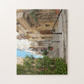 Straßenbild Valetta Malta. Puzzle (Vertikal)