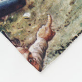 Straßenblock von Norman Rockwell Fleecedecke (Ecke)