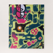 Straßenblöcke Puzzle (Vertikal)