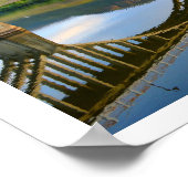 Straßenbrücke über den Fluss Douro, Portugal Poster (Ecke)