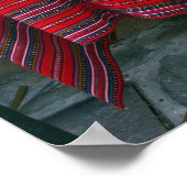 Straßencafé, Chania, Kreta, Griechenland Poster (Ecke)