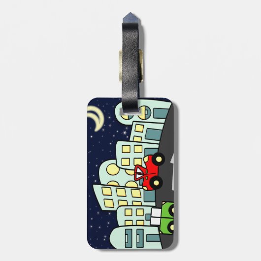 Straßendarstellung Gepäckanhänger (Rückseite vertikal)