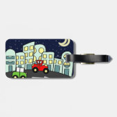 Straßendarstellung Gepäckanhänger (Rückseite horizontal)