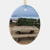 Straßenende, Lincoln City, Oregon Keramik Ornament (Rechts)