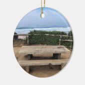 Straßenende, Lincoln City, Oregon Keramik Ornament (Links)