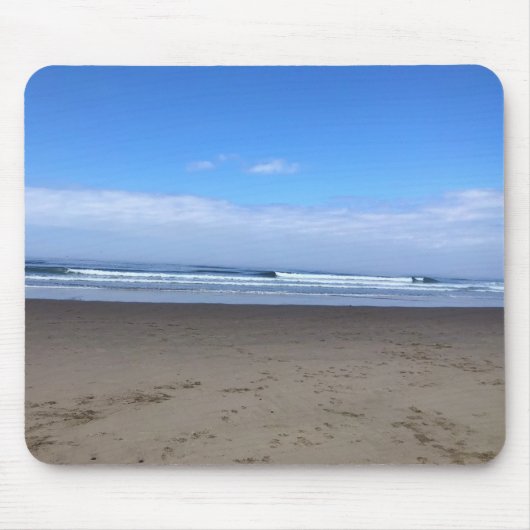 Straßenende, Lincoln City, Oregon Mousepad (Vorne)