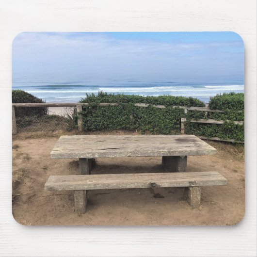 Straßenende, Lincoln City, Oregon Mousepad (Vorne)