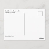 Straßenende, Lincoln City, Oregon Postkarte (Rückseite)