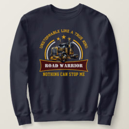 Straßenfahrer Semi Truck Sweatshirt