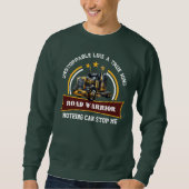 Straßenfahrer Semi Truck Sweatshirt (Vorderseite)