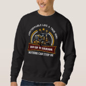 Straßenfahrer Semi Truck Sweatshirt (Vorderseite)