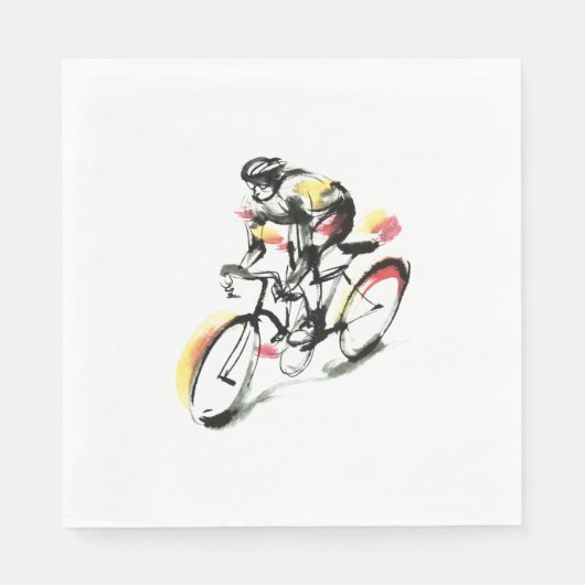Straßenfahrrad Serviette (Vorderseite)