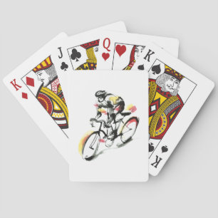 Straßenfahrrad Spielkarten