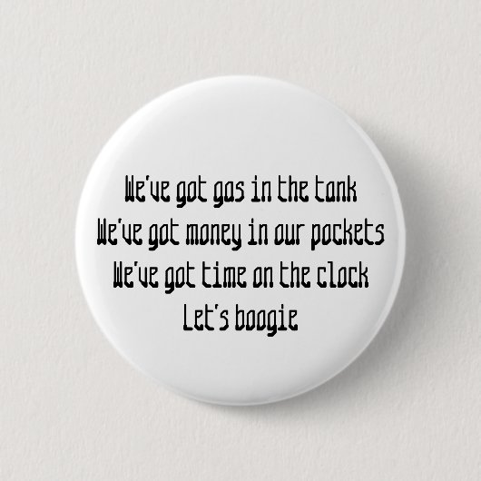 Straßenfahrt Button (Vorderseite)