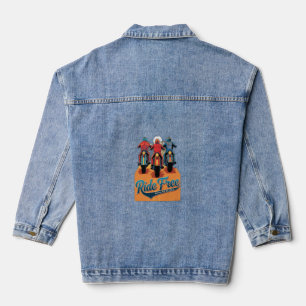 Straßenfahrt Jeansjacke