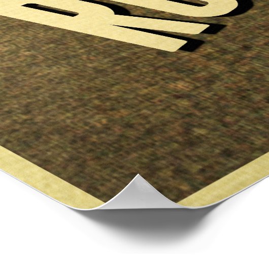 Straßenfahrt Poster (Ecke)