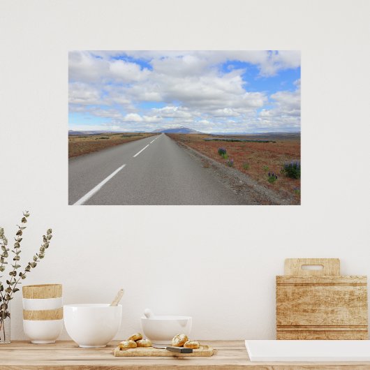 Straßenfahrt Poster (Küche)