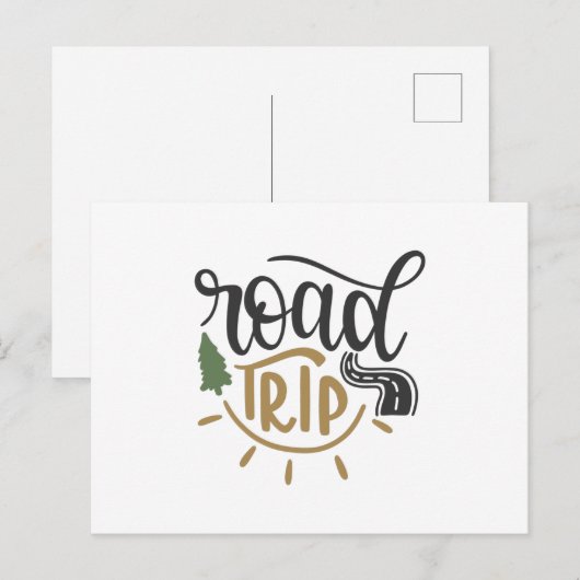 Straßenfahrt Postkarte (Vorne/Hinten)