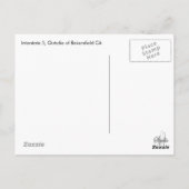 Straßenfahrt Postkarte (Rückseite)