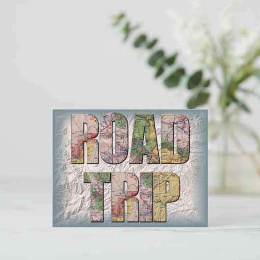 Straßenfahrt Postkarte (Stehend Vorderseite)