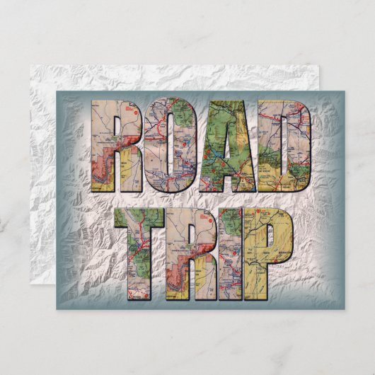 Straßenfahrt Postkarte (Vorne/Hinten)