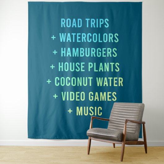 Straßenfahrten und Wasserfarben und Hamburger Wandteppich (Beispiel)