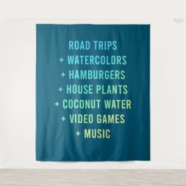 Straßenfahrten und Wasserfarben und Hamburger Wandteppich