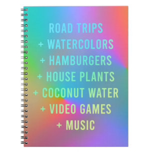 Straßenfahrten + Wasserfarben + Hamburger-Notebook Notizblock
