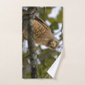 Straßenfalken, Vogelfotografie Badhandtuch Set (Handtuch)