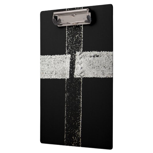 Straßenfarbe - Kreuz Klemmbrett (Links)