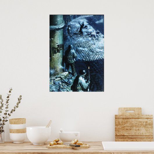 Straßenfeuerwehr Poster (Küche)