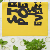 Straßengedichte ist mein Alltag Küchentuch (Gefaltet)