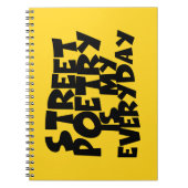 Straßengedichte ist mein Alltag Notizblock (Vorderseite)