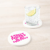 Straßengedichte ist mein Alltag Sandstein Untersetzer (Seite)