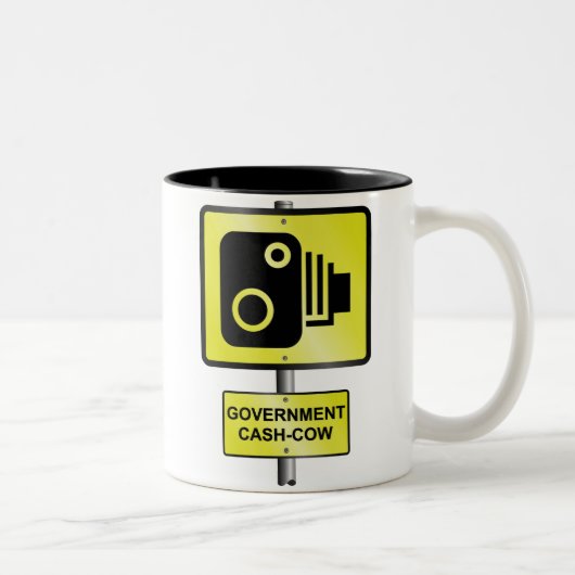 Straßengeschwindigkeitskamera Zweifarbige Tasse (Rechts)