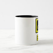 Straßengeschwindigkeitskamera Zweifarbige Tasse (Mittel)