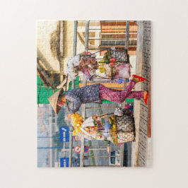 Straßenhändler, Ho Chi Minh City, Vietnam Puzzle