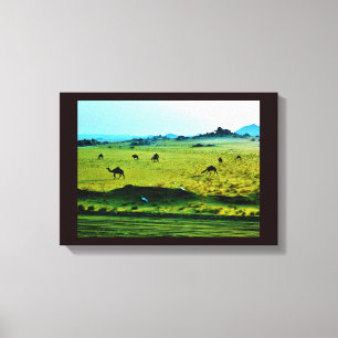 Straßenkampels Leinwanddruck