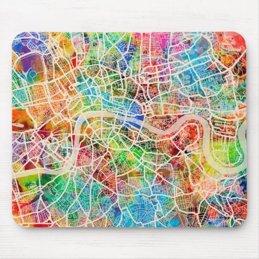 Straßenkarte Londons England Mousepad (Vorne)