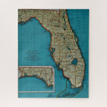 Straßenkarte von Florida