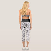 Straßenkarte von Rom Leggings (Rückseite)