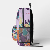 Straßenkatze auf Skateboard | Funny Bedruckter Rucksack (Rechts)